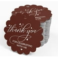 thumbnail image 4 of Inkdotpot 100 Pack Real Silver Foil Paper Tags Thank You For Celebrating With Me Birthday Favor Hang Tags, 4 of 6