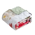 thumbnail image 3 of Chic Home Domaine 4-Piece Reversible Floral Watercolor Quilt Set, King, Multi-Colored, 3 of 5