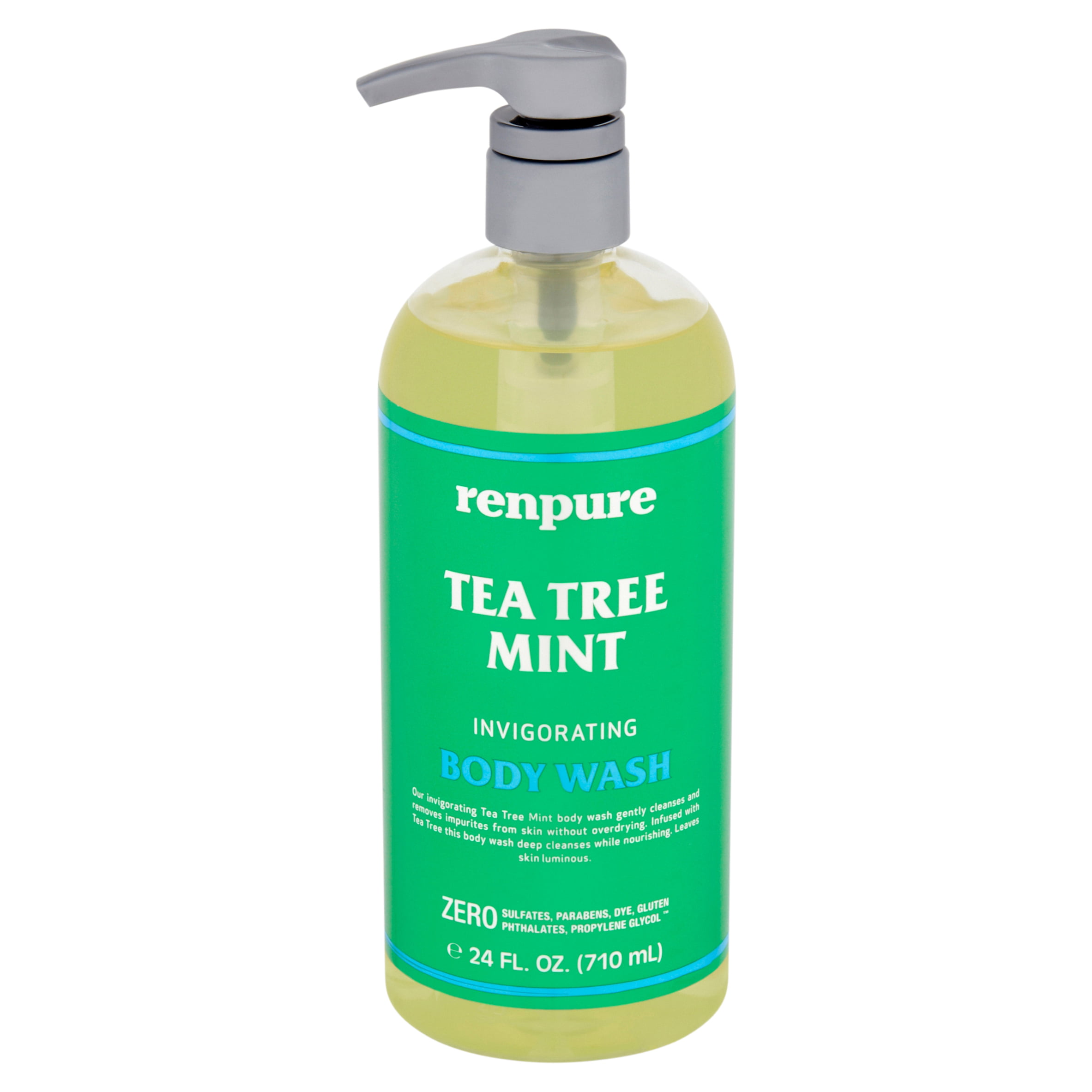 Renpure Tea Tree Mint Invigorating Body Wash, 24 fl oz