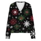thumbnail image 5 of Chaqueta informal de manga larga sin capucha para mujer, cárdigan estampado a la moda, chaqueta informal de moda, camiseta de manga larga con cuello en V, chaqueta informal de manga larga con capucha,, 5 of 5