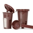thumbnail image 2 of Perfect Pod - Eco-Fill Max Compatible Keurig Coffee Makers Filter Refillable Capsules Plastic- Brown, 2 of 5