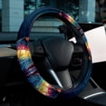 thumbnail image 6 of Butterfly 14.5 Inch Printing PVC Leather Auto Accessories Steering Wheel Covers Car Wheel Cover, 6 of 6