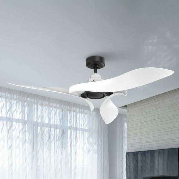 Parrot Uncle 54" Propeller Ceiling Fan with Remote, Ceiling Fan without Light