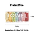 thumbnail image 3 of Compressed Towel Hand Towels for Bathroom Washable Towel Quick Absorbent Towel for All Seasons Bathroom Hand Towels Soft Bath Towels Kitchen Towels Lightweight Travel Towel (28Pcs), 3 of 9
