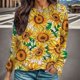 thumbnail image 4 of Gibobby Sudaderas para Mujer Sudadera de cuello redondo para mujer de otoño e invierno suéter colorido de manga larga lindo clásico(Amarillo,M), 4 of 5