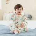 thumbnail image 4 of Saco de dormir para bebé Saco de dormir para niños pequeños con pies Extraíble Manga larga 3 Tog Pelele de algodón de invierno Pijamas acogedores, 3-6 años Xemadio WMCH-119, 4 of 4