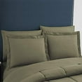 thumbnail image 4 of Sweet Home Collection Sage 8 Piece Bed in a Bag Comforter Set with Sheets, King, 4 of 5