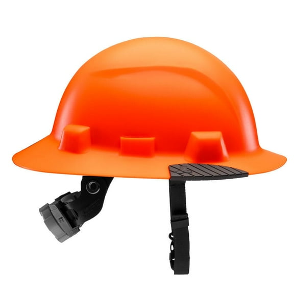 Lift Safety Idax Full Brim - Non-Vented Hard Hat, Hi-Viz Orange