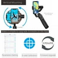 thumbnail image 4 of hohem iSteady Mobile+ 3- Handheld Gimbal Stabilizer Auto-tracking Motion Time Lapse Panoramic Photography Zoom Control Max. Payload 280g Replacement for 13/12/11/X Pro Max 8 Smartphones, 4 of 7