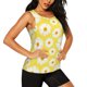 thumbnail image 2 of Balery Daisies Flowers Camiseta sin mangas estampada ligera para mujer, tops de entrenamiento sin mangas, camisetas de yoga transpirables de secado rápido.-Large, 2 of 7