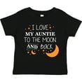 thumbnail image 3 of Inktastic I Love My Auntie to the Moon and Back Boys or Girls Toddler T-Shirt, 3 of 5