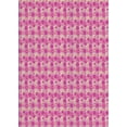 thumbnail image 1 of Ahgly Company Machine Washable Indoor Rectangle Transitional DeepPink Area Rugs, 2' x 5', 1 of 7