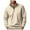 a-Khaki22350, variant on VNKIDY Men's Sweatshirt Autumn Winter Casual Solid Color Quarter Zip Pullover Stand Collar Long Sleeve Loose Fit Warm Sweatshirt For Daily Wear Casual Tops