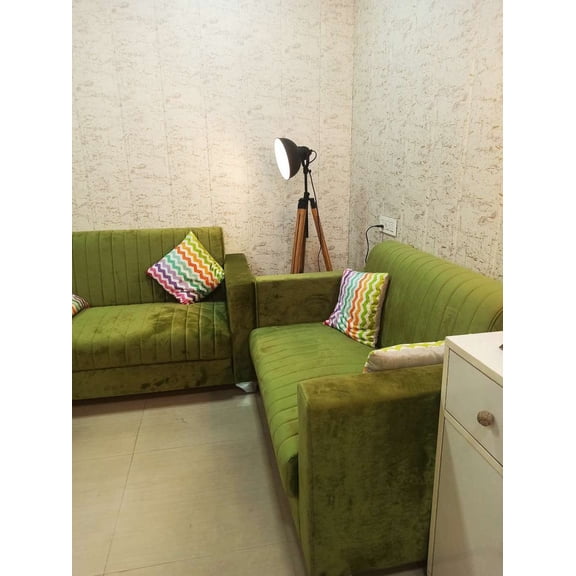 Photography Matte Black Spotlight Industrial Searchlight Floor Lamp Living Room Natural Teak Wood Without Glass