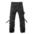 thumbnail image 3 of Men's Cargo Pants Cargo Pants for Men with Pockets Nomadic Traders Boy Comfortable Memory Foam Men's Work Construction Sock Phone Pocket Mens Landscaping Work Star Apparel Mens Black L, 3 of 3