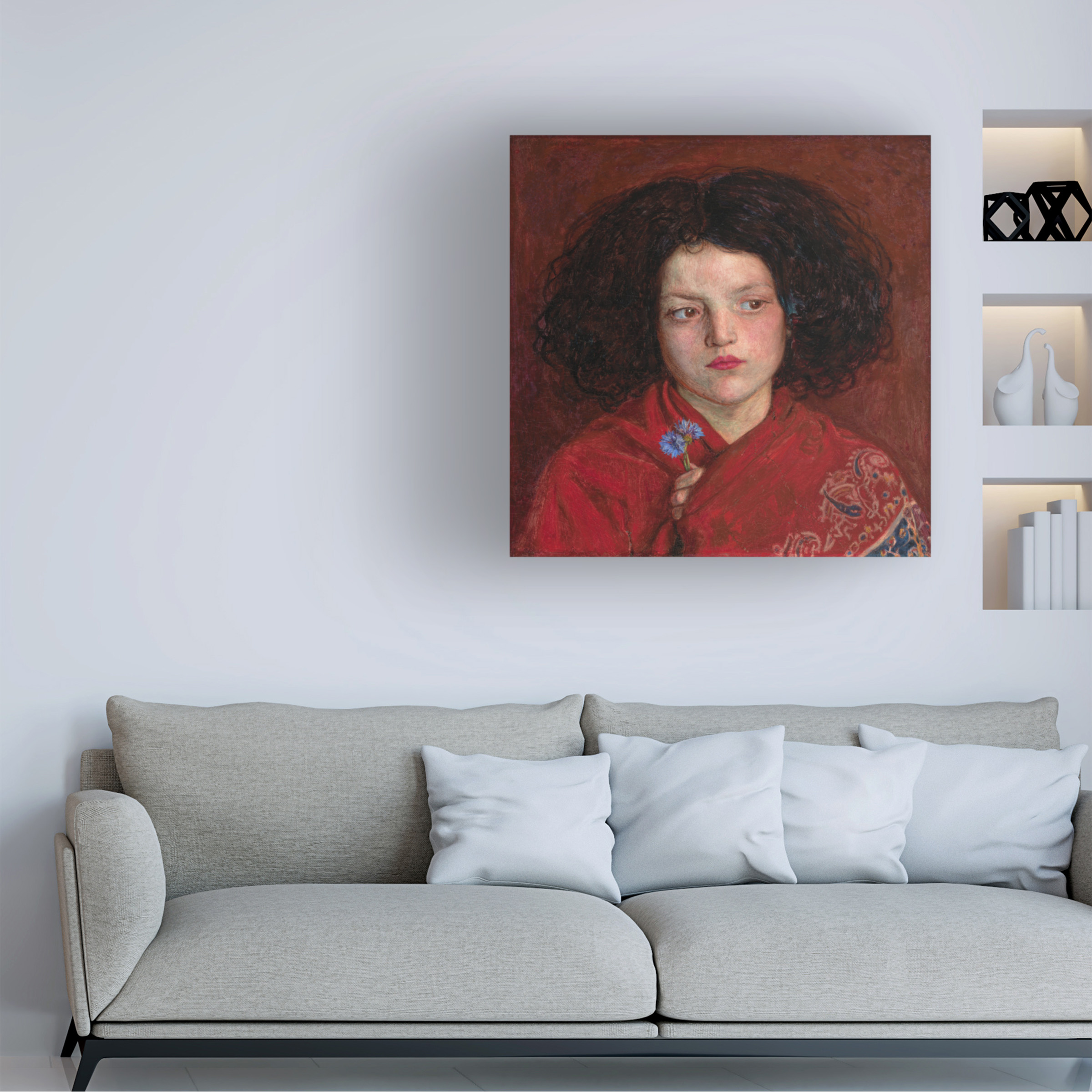 Brown 'The Irish Girl' Canvas Art