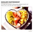 thumbnail image 4 of HLONK Tableware Heart Shaped Snack Plate Fruit Bowl 16X12.5CM Transparent, 4 of 6