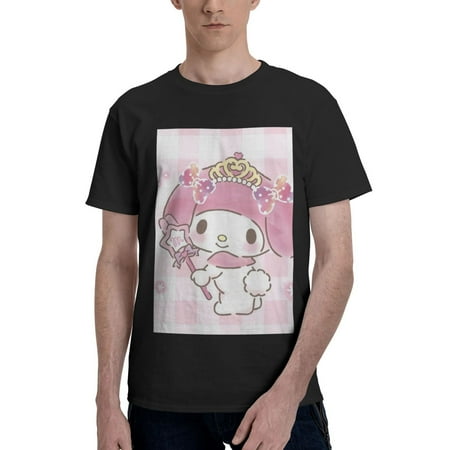 

My Melody Men S Basic Short Sleeve T-Shirt， Moisture Wicking Odor Protection Sizes S-6xl