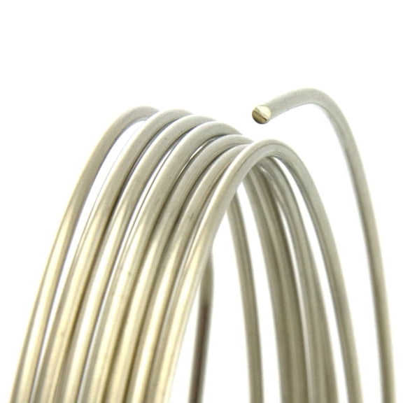 18 Gauge Round Dead Soft Nickel Silver Wire 25FT