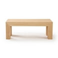 thumbnail image 7 of Modern Rectangular Coffee Table (40in x 20in / 1020mm x 510mm), Blonde Wirebrush, 7 of 7