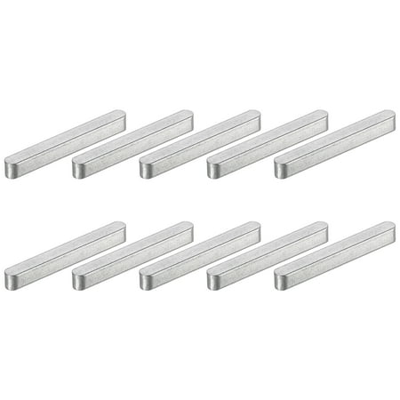 

Uxcell 10Pcs Round Ended Feather Key 3x3x25mm Stainless Steel Professional Parallel Drive Shaft Key Stock for Fastener