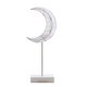 thumbnail image 3 of Toystoory Lámpara LED de noche con forma de estrella y luna, marco blanco, blanca cálida, lámpara de noche creativa con estrella, soporte para Kits de decoración para fiestas No.01 NO1 Toystoory HA007017-01, 3 of 6