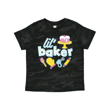 

Inktastic Lil Baker Icing and Cake Gift Toddler Boy or Toddler Girl T-Shirt