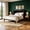 Espresso, variant on AUU Queen Murphy Bed with Wooden Door Fronts, Decorative Drawers, and Metal Legs – Space-Saving Wall Bed