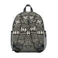 thumbnail image 3 of Tribal Folk Style Backpack for Student – Boho Bohemian Chic Retro Hippie Aesthetic Floral Pattern, Artistic and Water-Resistant for School, 3 of 6