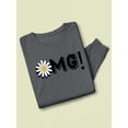 thumbnail image 3 of Omg Daisy Yellow Sweatshirt Women -Image by Shutterstock, Female 5X-Large, 3 of 4