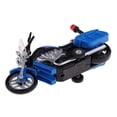 thumbnail image 4 of Juguete de Vehículos de Simulación Modelo de Motocicleta de Patrulla tirarere Hacia Atrás con para , Azul, x 10cm Yotijar Juego de motos, 4 of 10