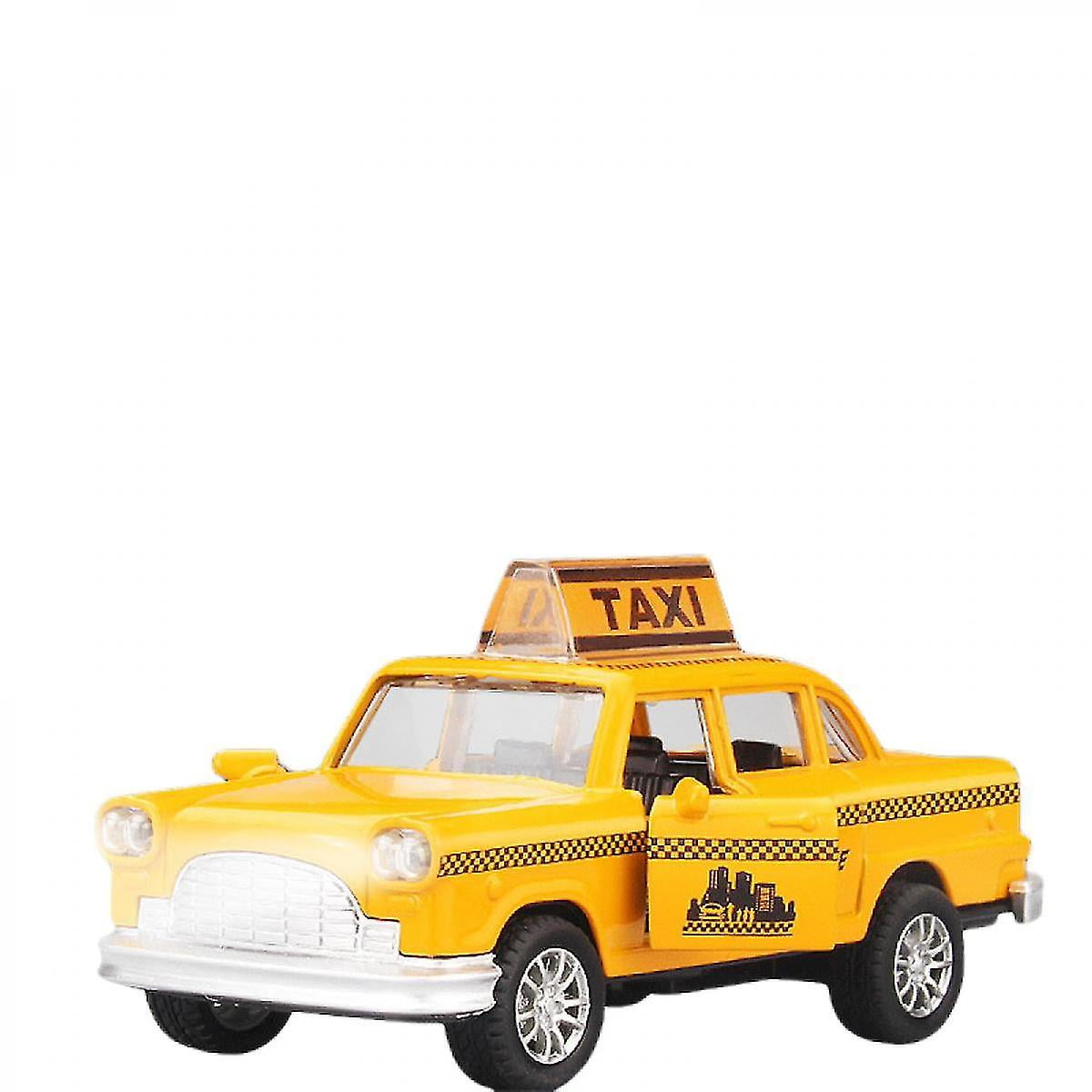 Shao Taxi Car Toy For Kids, Yellow Cab New York City Taxi Cab Toy