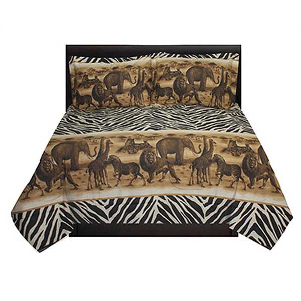 Africa Safari Comforter & Sham Set Queen Size