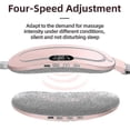 thumbnail image 2 of Portable Cordless Heating Pad For Menstrual Cramps Relief Heating Pad For Stomach 3-speed Temperature Adjustment And 3-speed Massage Modes Back And Be, 2 of 5