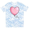 thumbnail image 3 of Inktastic Pink Balloon Heart T-Shirt, 3 of 5