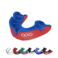 thumbnail image 1 of Protector bucal OPRO Silver Level, multicapa, juvenil, rojo y azul, 1 of 7