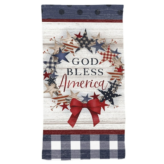 Briarwood Lane American Wreath Hand Towel