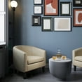thumbnail image 2 of BELLEZE Modern Tub Barrel Linen Accent Chair - Kyara (Beige), 2 of 7