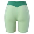 thumbnail image 5 of PEASKJP Biker Shorts for Women High Waist Tummy Control Quick Dry Cycling Shorts Workout Yoga Shorts Green S, 5 of 5
