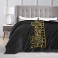 thumbnail image 4 of Millersville University Fleece Blanket, Very Soft Microfiber Flannel Blanket for Couch Warm and Cozy for All Seasons, 4 of 6