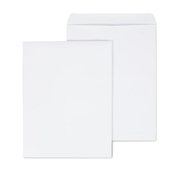 HITOUCH BUSINESS SERVICES Self Seal Catalog Envelopes 12" x 15.5" White 100/Box 609123/73142