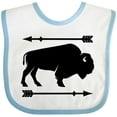 thumbnail image 3 of Inktastic Buffalo Cute Animal Western Boys or Girls Baby Bib, 3 of 4