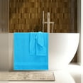 thumbnail image 5 of MALLONI HOME 8 Piece Towel Set 100% Ring Spun Cotton, 2 Bath Towels 27x54, 2 Hand Towels 16x28 and 4 Washcloths 13x13 - Ultra Soft Highly Absorbent Machine Washable Hotel Spa Quality - Turquoise Blue, 5 of 7