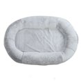 thumbnail image 1 of Human Dog Bed, Giant Dog Bed for Adult Pets, Large Animal and Human Bed, Faux Fur Dog Bed with Removable Washable Cover, Gradient Gray, 1 of 7