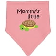 thumbnail image 2 of Inktastic Mommy's Little Turtle Baby Bandana Bib, 2 of 4
