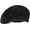 Black, variant on Women's Oversized Corduroy Newsboy Gatsby Baggy Hat Paperboy Painter Beret Cap with Elastic Back