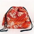thumbnail image 4 of 1Pc Japanese Style Drawstring Lunch Box Storage Bag For Travel Picnic Portable Easy Wash Bento Lunch Box Tote Pouch, 4 of 6
