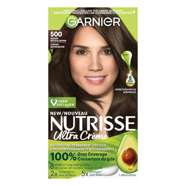 Garnier Nutrisse Ultra Crème, Coloration Permanente, Longue-Durée, 1 unité