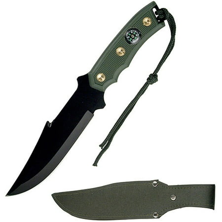 Whetstone Green Beret 9" Survival Knife with Compass - Walmart.com Whetstone Green Beret 9" Survival Knife with Compass - Walmart.com