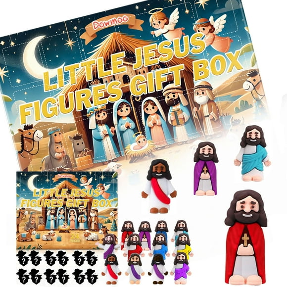 Wzzjkit Advent Calendar 2024, 24Pack Halloween Advent Figurine Ornament Mini Figurines Halloween Gifts, Halloween Advent Calendar 2024